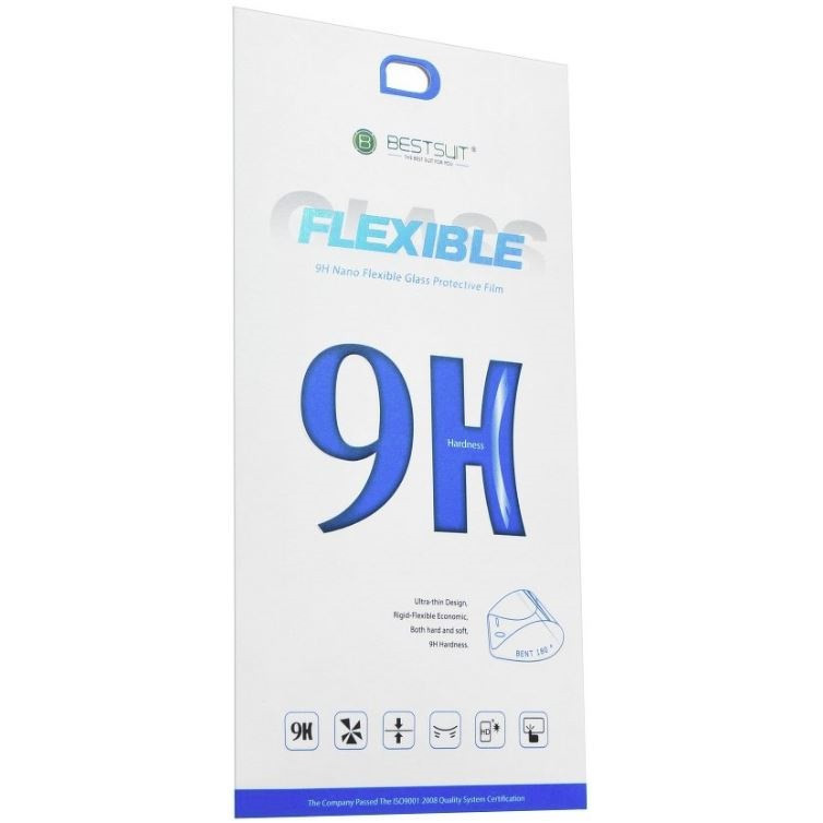 Realme 8 / 8 Pro, ochranná fólia displeja, odolná proti nárazu, tvrdené sklo, Nano Flexi Glass, číra