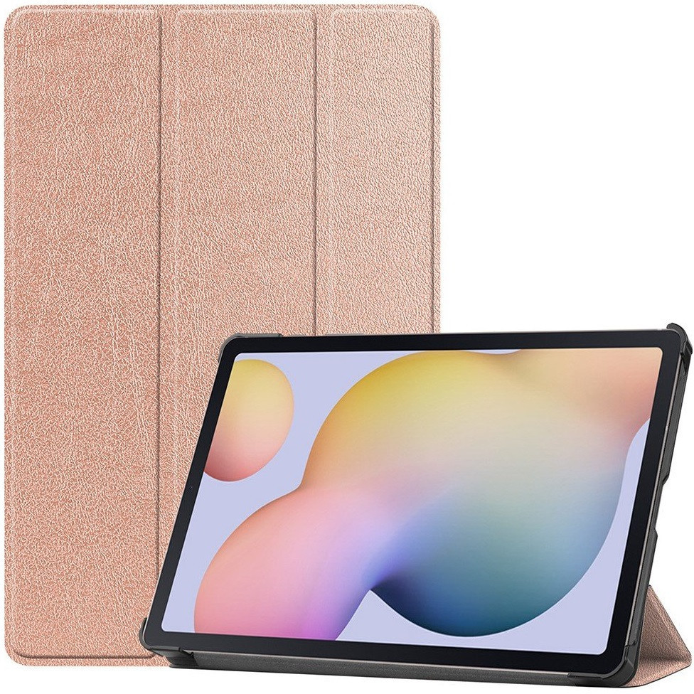 Apple iPad Pro 12.9 (2021) / iPad Pro 12.9 (2022), Zakladačové puzdro, Smart Case, červenozlatá