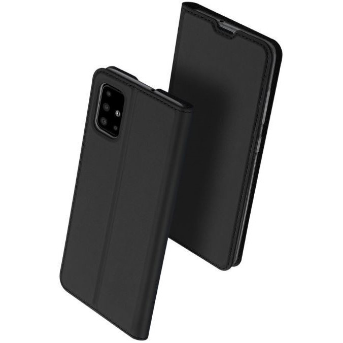 Realme GT Neo3 / Neo3 150W, puzdro s bočným otváraním, stojan, Dux Ducis, čierna