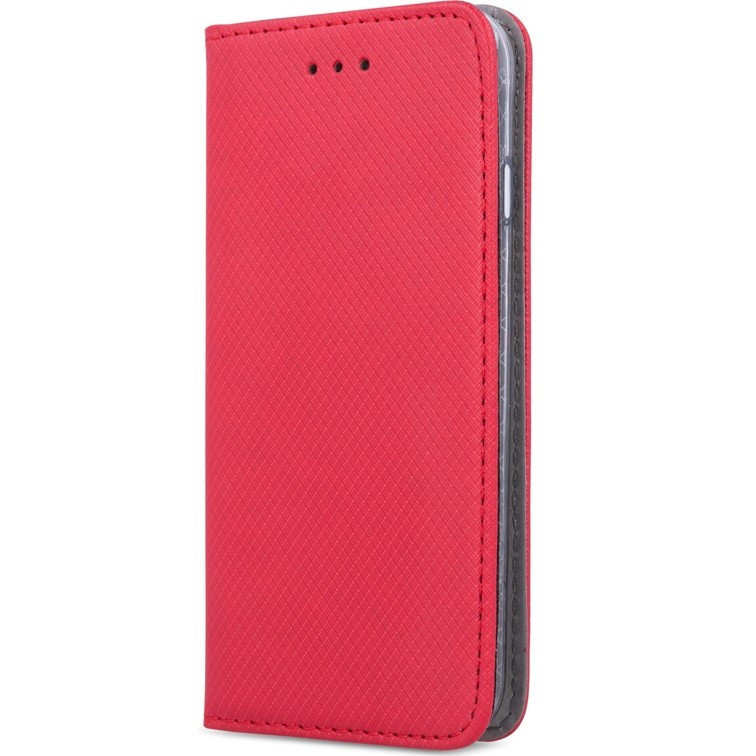 Samsung Galaxy M13 4G SM-M135F, bočné puzdro, stojan, Smart Magnet, červené