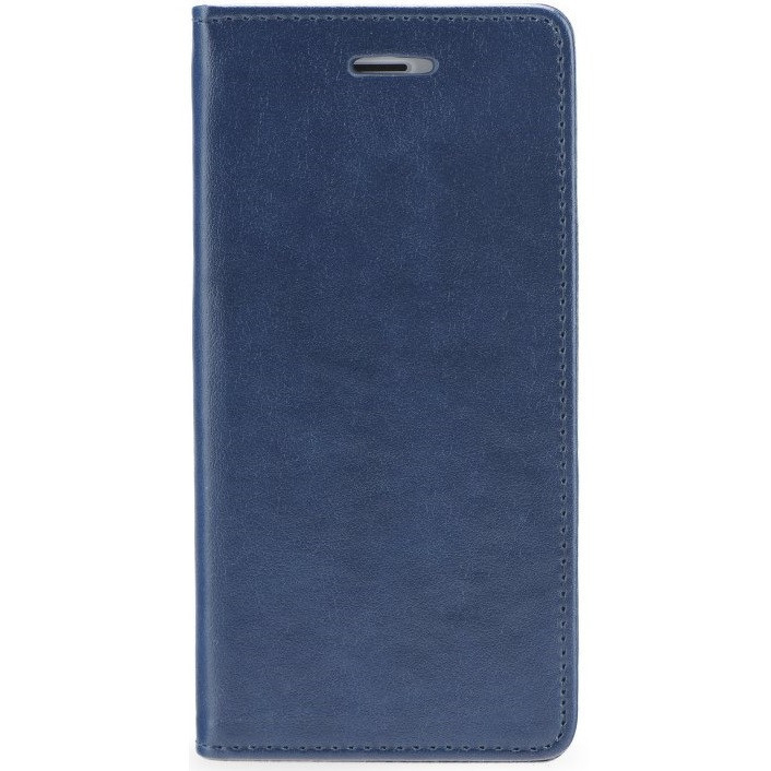 Apple iPhone 14, Bočné puzdro, stojan, magnetická kniha, námornícka modrá