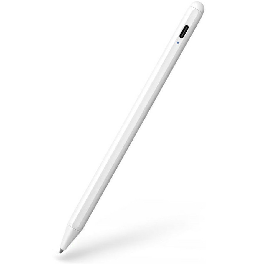 Univerzálne pero, pre Apple iPad 2018 alebo novší, magnetické, digitálny stylus Stylus Pen, biele