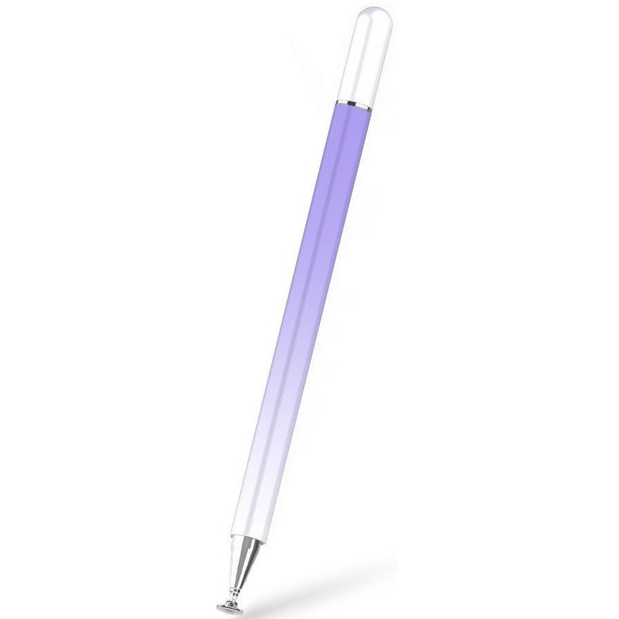Univerzálne pero (pre akýkoľvek kapacitný displej), zmena farby, Ombre Stylus Pen, fialová/biela