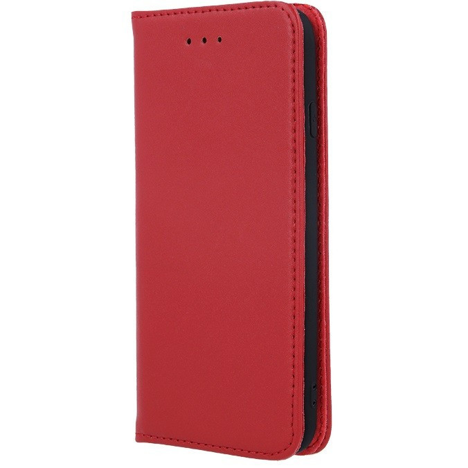 Samsung Galaxy S23 Ultra SM-S918, bočné otváracie puzdro, puzdro z pravej kože, stojan, Smart Pro, červená