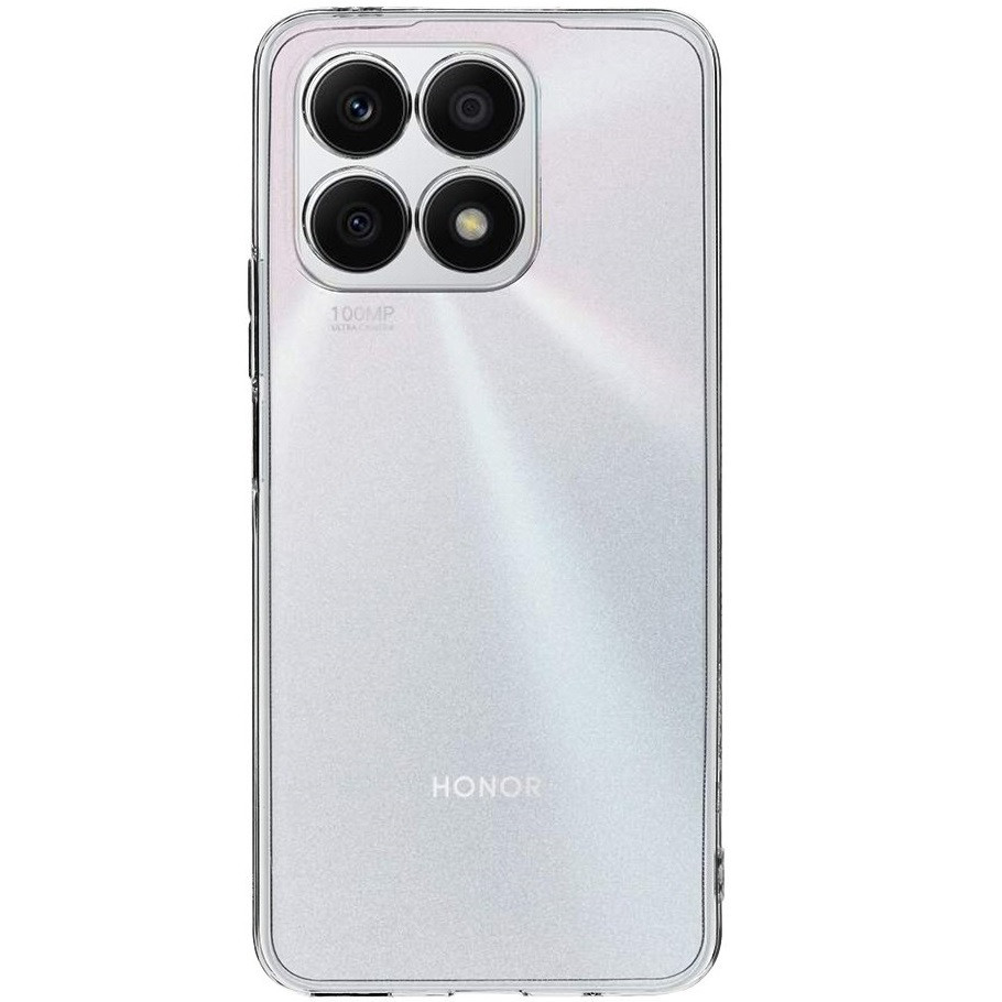 Huawei Honor X8a, silikónové puzdro, taktické TPU, priehľadné