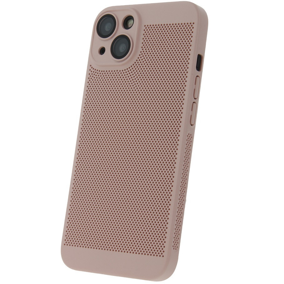 Samsung Galaxy A33 5G SM-A336B, plastový zadný kryt, priedušný, perforovaný vzor, priedušný, ružový