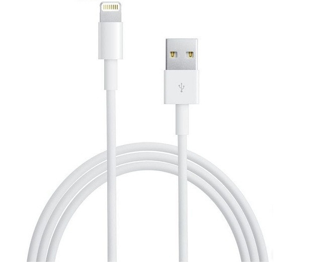 Dátový kábel, Apple iPhone 5 / 5S / SE, iPad Mini / iPad 4, Lightning, továrenský, lightning