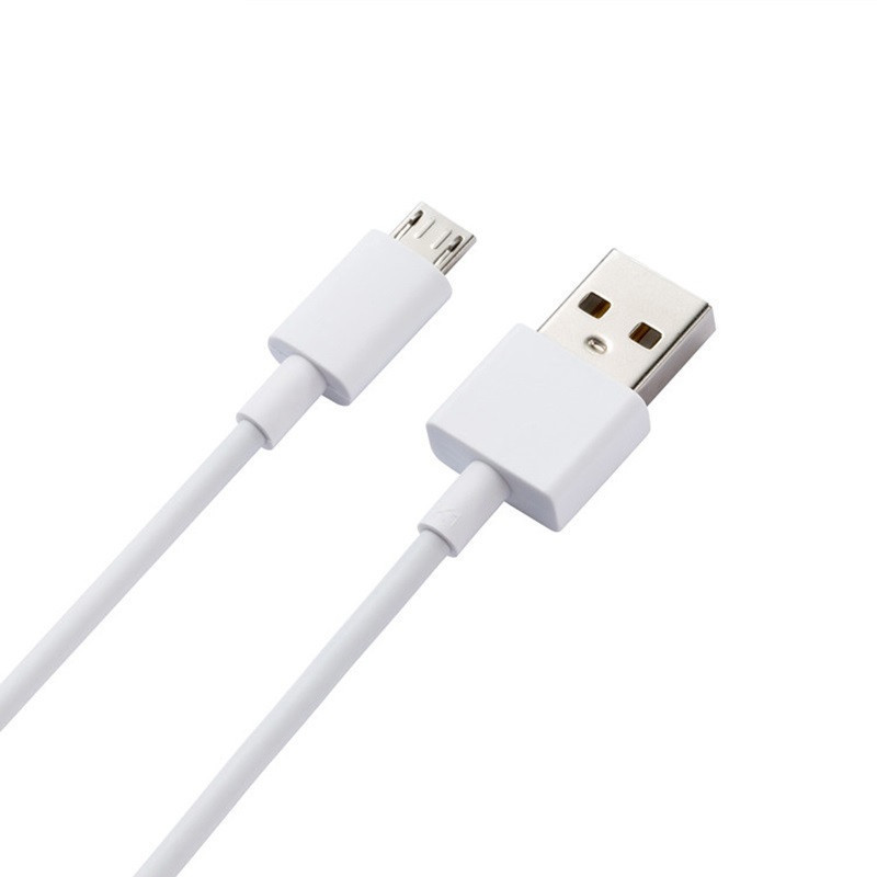 Nabíjací a dátový kábel USB, microUSB, 80 cm, Xiaomi, biely, továrenský