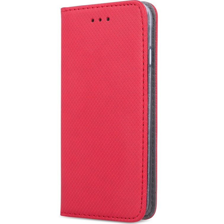 Huawei P Smart (2020), puzdro s bočným otváraním, stojan, Smart Magnet, červené