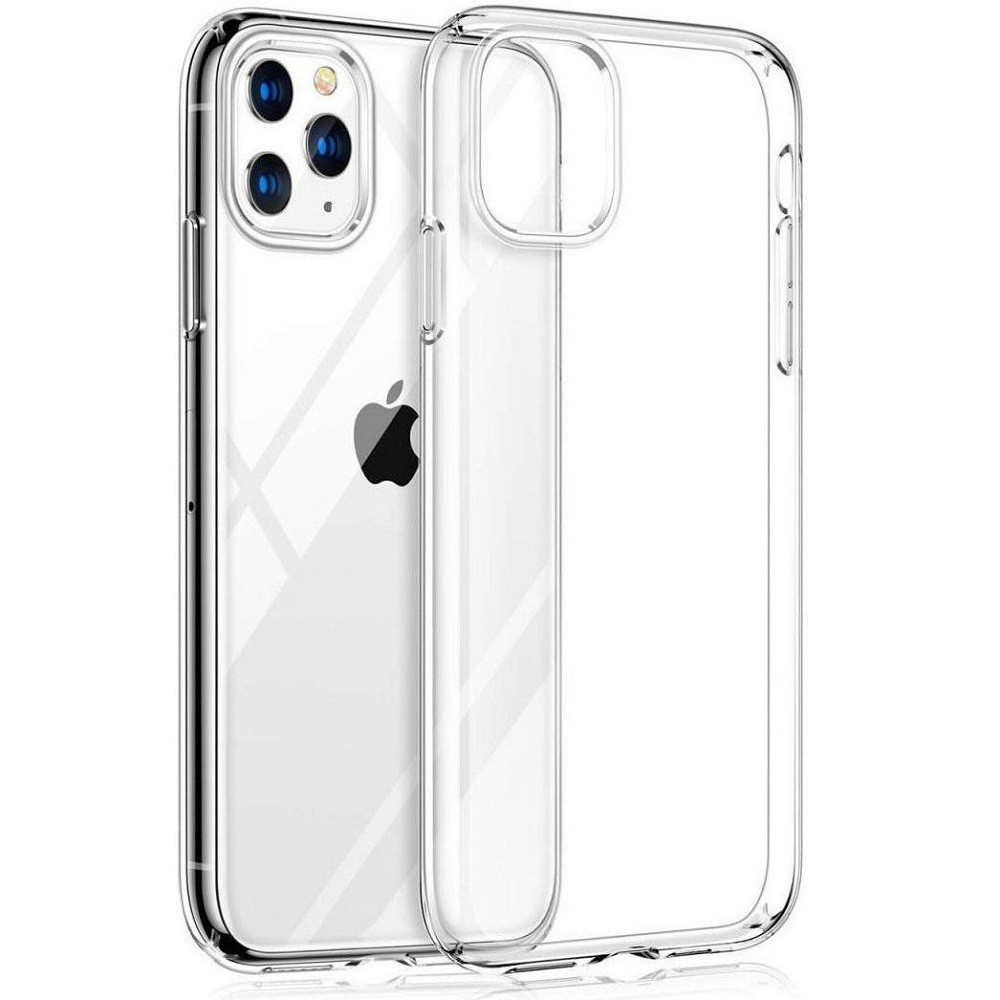 Apple iPhone 12 / 12 Pro, silikónové puzdro, priehľadné