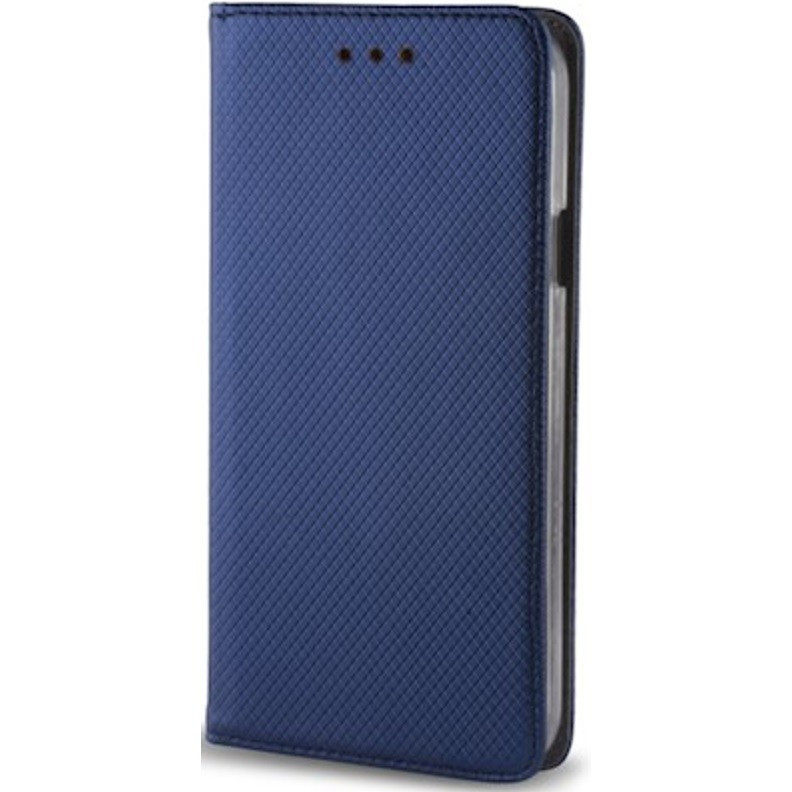 Huawei Honor Play 4, puzdro s bočným otváraním, stojan, Smart Magnet, tmavomodrá