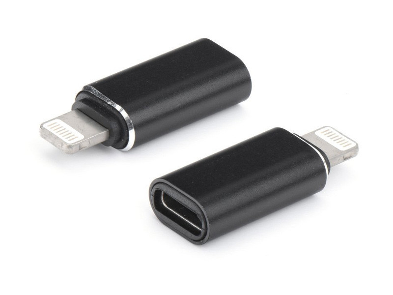 Adaptér, Lightning - konvertor USB Type-C, čierny