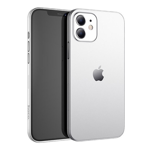 Apple iPhone 12 Mini, plastový zadný kryt, ultratenký, Hoco Thin, priehľadný