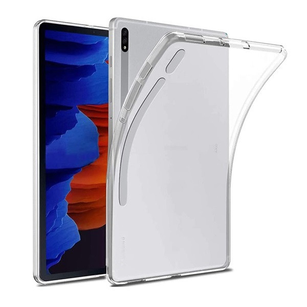 Samsung Galaxy Tab S7 Plus 12.4 / Tab S7 FE 12.4 / Tab S8 Plus 12.4, silikónové puzdro, ultratenké, priehľadné