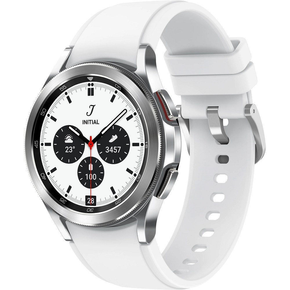 Inteligentné hodinky Bluetooth, silikónový remienok, rám z nehrdzavejúcej ocele, v5.0, eSim, sledovanie aktivity a zdravotného stavu, odolné voči vode, reproduktor, Samsung Galaxy Watch