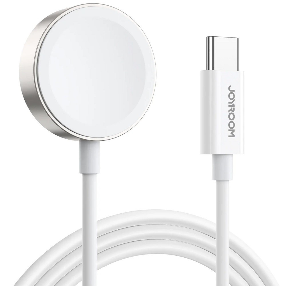 Nabíjačka Apple Watch s káblom USB Type-C, 120 cm, 2,5 W, magnetická, Joyroom S-IW004, biela