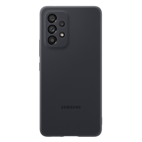 Samsung Galaxy A53 5G SM-A536U, silikónové puzdro, čierne, továrenské
