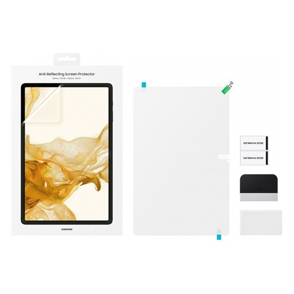 Samsung Galaxy Tab S8 Plus 12.4 SM-X800 / X806, ochranná fólia obrazovky, číra Premium, továrenské spracovanie