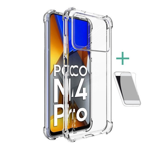 Xiaomi Poco M4 Pro 4G, silikónové puzdro, stredne odolné proti nárazu, kapotovaný roh, IMAK, priehľadné
