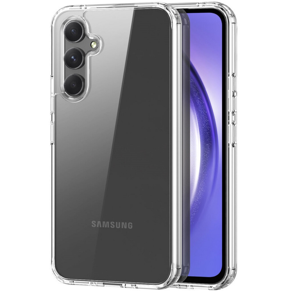 Samsung Galaxy A54 5G SM-A546B, plastový zadný kryt + silikónový rám, Dux Ducis Clin, priehľadný