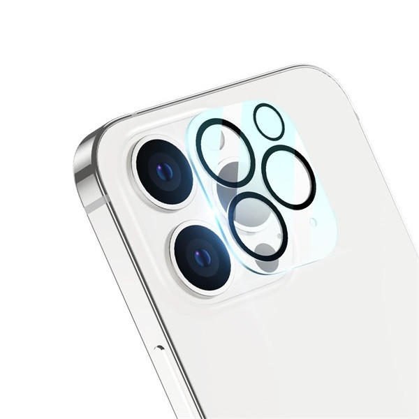Apple iPhone 13 Pro / 13 Pro Max, Fólia na ochranu objektívu fotoaparátu, nárazuvzdorná fólia, Tvrdené sklo, ESR, priehľadná