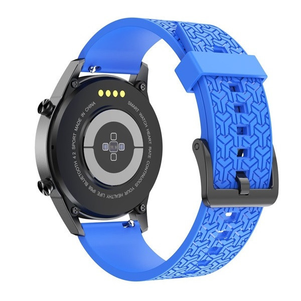 Samsung Galaxy Watch 4 Classic (46 mm) SM-R890, silikónový remienok, nastaviteľný, 3D vzor, modrý