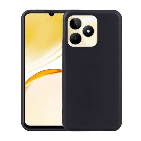 Realme C53 / Narzo N53, silikónové puzdro, čierne