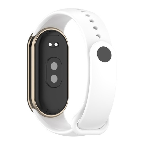 Xiaomi Mi Smart Band 8, silikónový remienok, nastaviteľný, biely