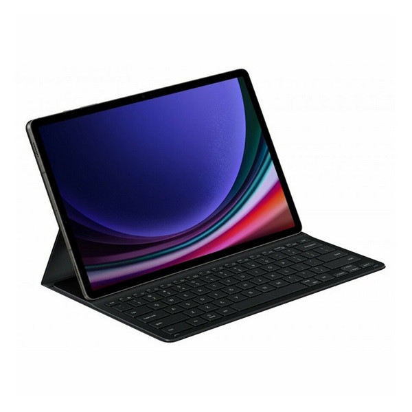 Samsung Galaxy Tab S9 Ultra 14,6 SM-X910 / X916B, puzdro s klávesnicou Bluetooth, ultra tenké, stojan, držiak dotykového pera, Samsung Book Cover Slim, čierne, továrenské