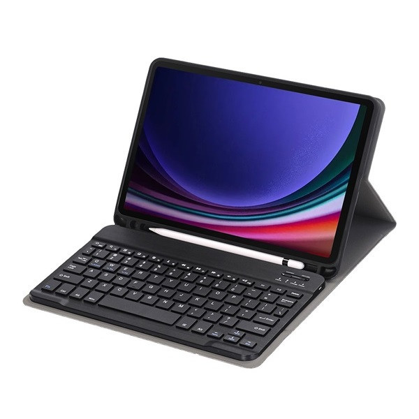 Samsung Galaxy Tab S9 11.0 SM-X710 / X716B, puzdro s Bluetooth klávesnicou, držiak dotykového pera, čierne
