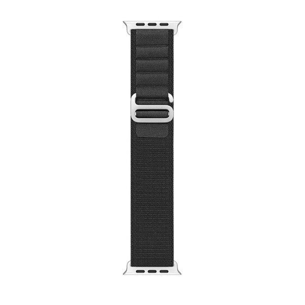 Apple Watch 1-6, SE, SE (2022) (42 / 44 mm) / Watch 7-9 (45 mm) / Watch Ultra (49 mm), textilný remienok, nastaviteľný, Dux Ducis GS, čierna