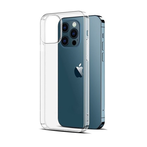 Apple iPhone 15 Pro, silikónové puzdro, ultratenké, Blautel 4-OK, priehľadné