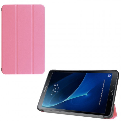 Samsung Galaxy Tab A 10.1 (2016) SM-T580 / T585, puzdro s priečinkom, Trifold, ružové