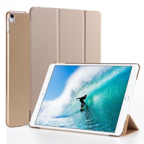 Apple iPad Pro 10,5 (2017) / iPad Air (2019), Puzdro s priehradkou, Smart Case, zlaté