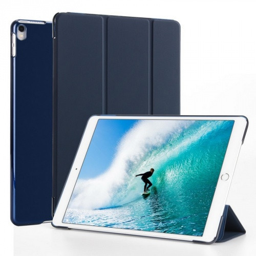 Apple iPad Pro 10,5 (2017) / iPad Air (2019), Puzdro s priehradkou, puzdro Smart Case, tmavomodré
