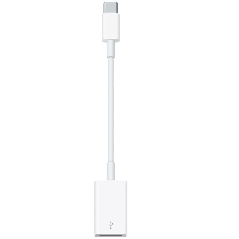 Kábel adaptéra, USB na USB Type-C, Apple, biely, továrenský