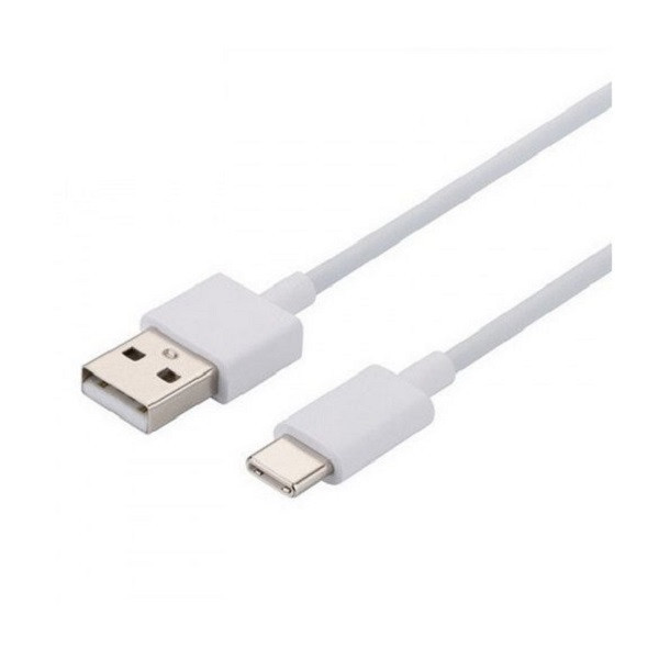 Nabíjací a dátový kábel USB, USB Type-C, 100 cm, Xiaomi, biely, továrenský