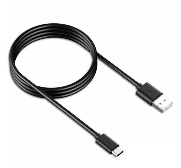 Nabíjací a dátový kábel USB, USB Type-C, 100 cm, Samsung, čierny, továrenský