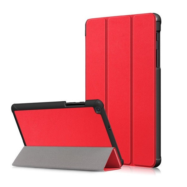 Samsung Galaxy Tab A 8.0 (2019) SM-T290 / T295, puzdro s priečinkom, Trifold, červené