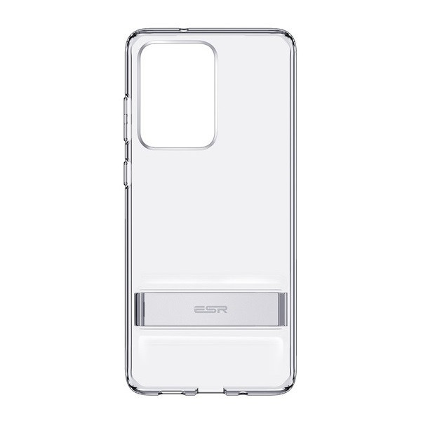 Samsung Galaxy S20 Ultra 5G SM-G988, silikónové puzdro s pätou so vzduchovým vankúšom, s ESR Air Shield Boost, priehľadné
