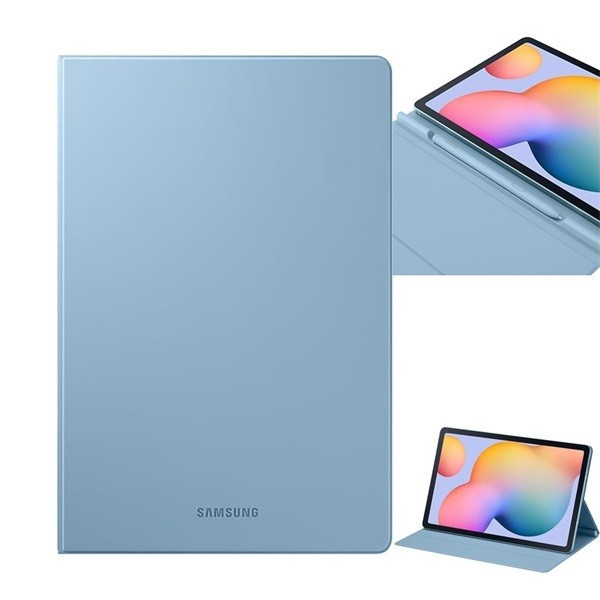 Samsung Galaxy Tab S6 Lite 10.4 / Tab S6 Lite 10.4 (2022) SM-P610 / P615 / P613 / P619, puzdro na priečinky, držiak dotykového pera, modré, z výroby