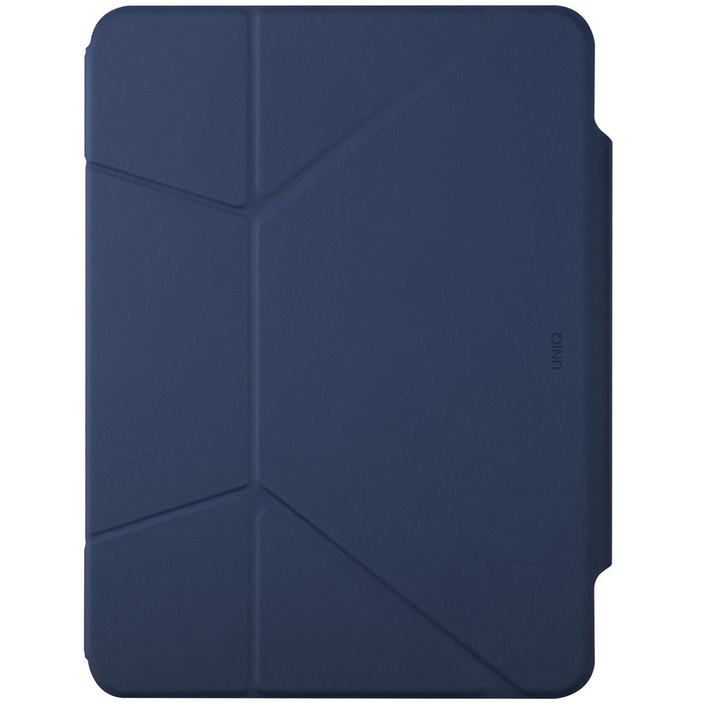 Apple iPad Pro 11 (2020 / 2021 / 2022), puzdro s držiakom na ceruzku Apple Pencil, funkcia stojana, Origami Smart Case, Uniq Ryzen, námornícka modrá