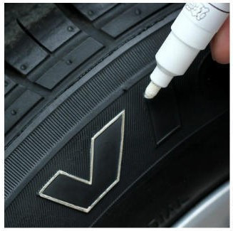Značkovač farby na pneumatiky - vodeodolný značkovač