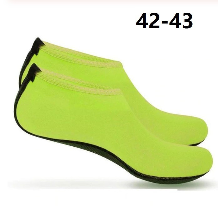 Topánky do vody, topánky do mora, topánky na plávanie, topánky do kúpeľa 42-43 Neónovo zelená