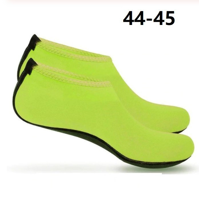 Topánky do vody, topánky do mora, topánky na plávanie, topánky do kúpeľa 44-45 Neónovo zelená