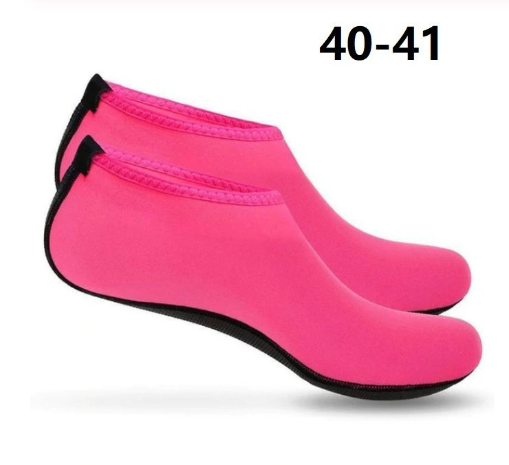 Topánky do vody, topánky do mora, topánky na plávanie, topánky do kúpeľa 40-41 Ružová