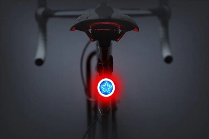 Zadné svetlo bicykla, svetlo na bicykli, vedené svetlo na bicykli Star