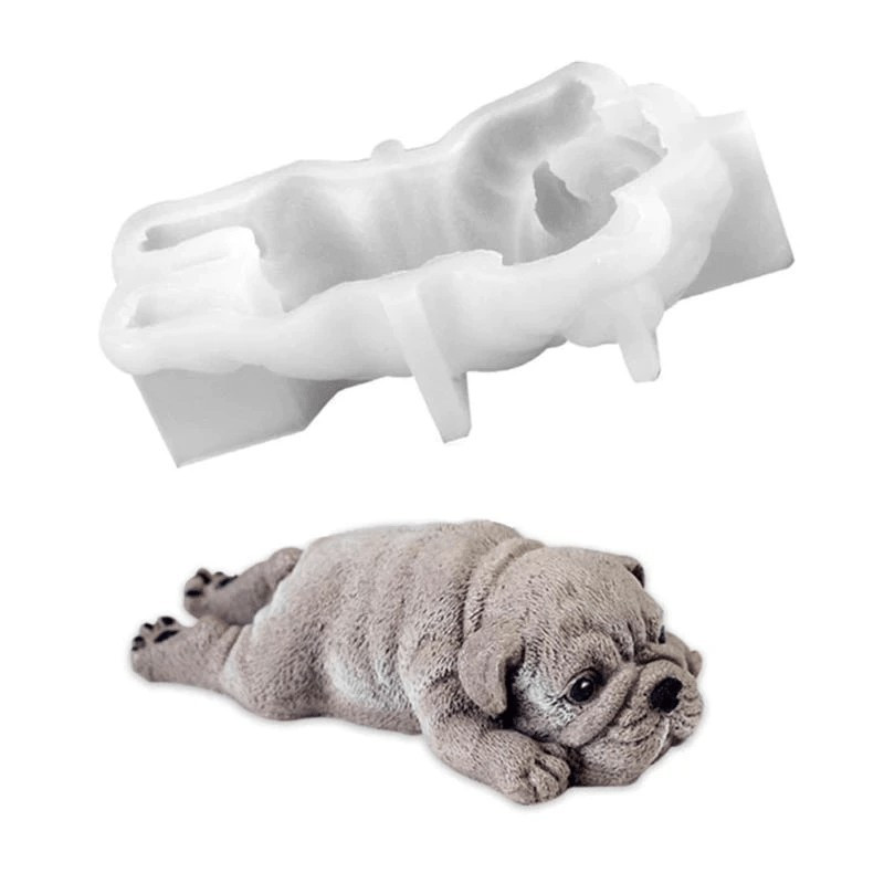 3D silikónové vykrajovačky na sušienky v tvare šteniatka