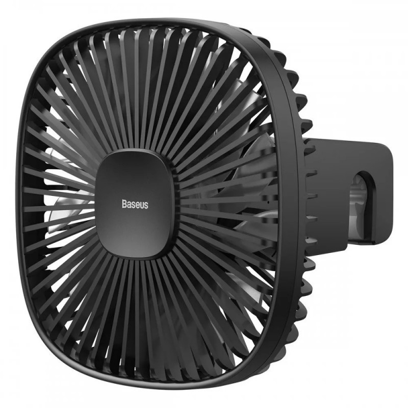 Magnetický ventilátor do auta Baseus Natural Wind na opierku hlavy, čierny