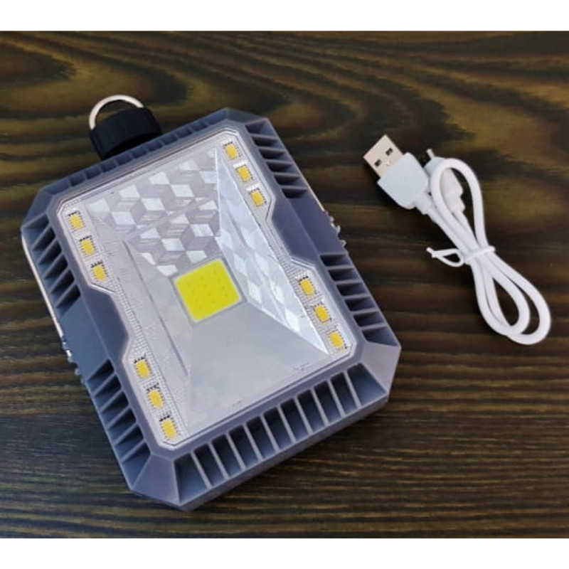 Solárna kempingová lampa s USB nabíjačkou
